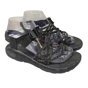CHACO Women's Size 7 ZX/3 Classic XOXO Black J105524 Sport Sandals $105 MSRP